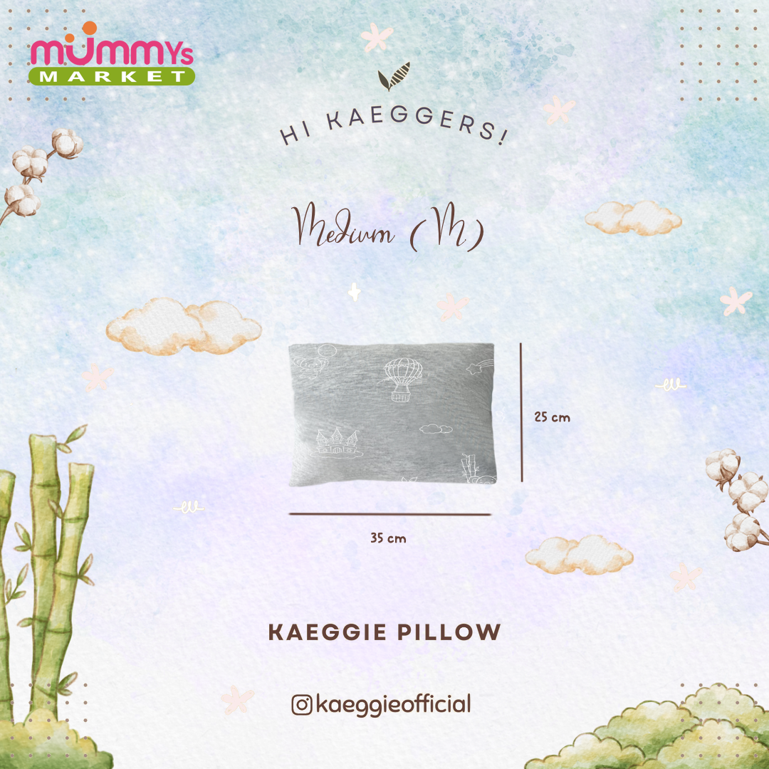 Kaeggie Organic Bamboo Pillow M - 25X35cm (Assorted Design)